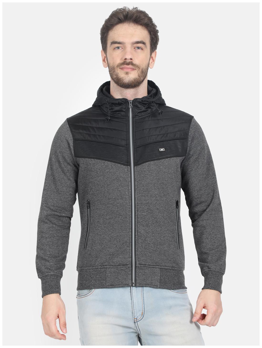 

Monte Carlo Men Grey Hooded Sweatshirt