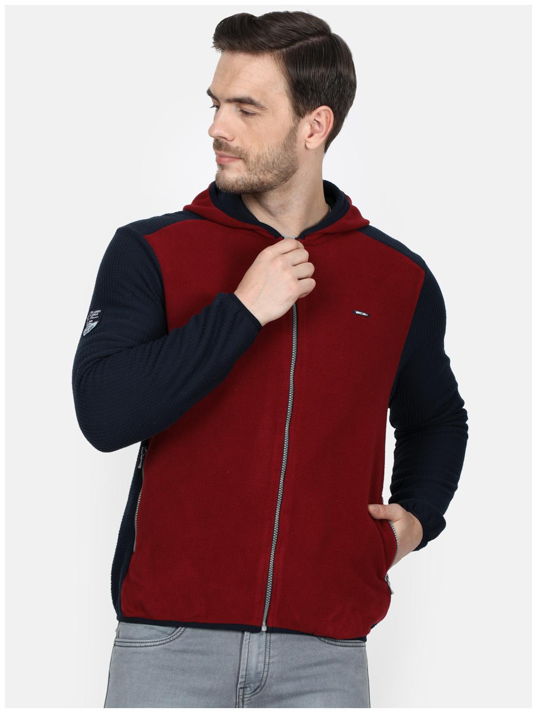 

Monte Carlo Men Maroon Hooded Hoodie