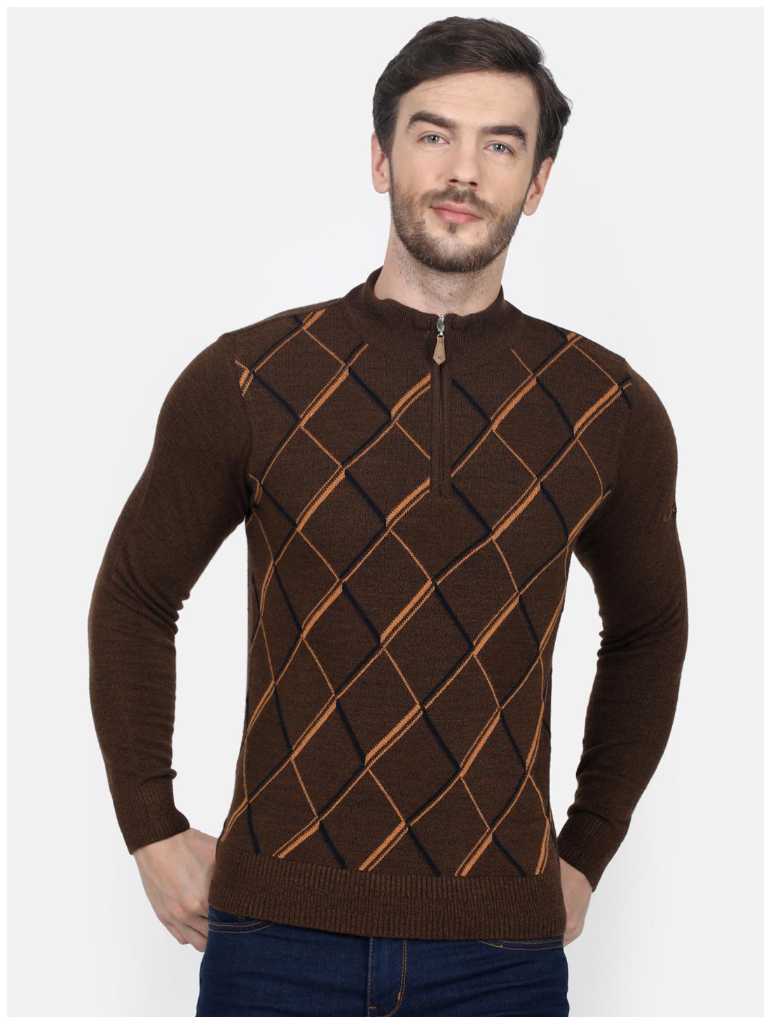 

Monte Carlo Men Brown Turtle neck Pullover