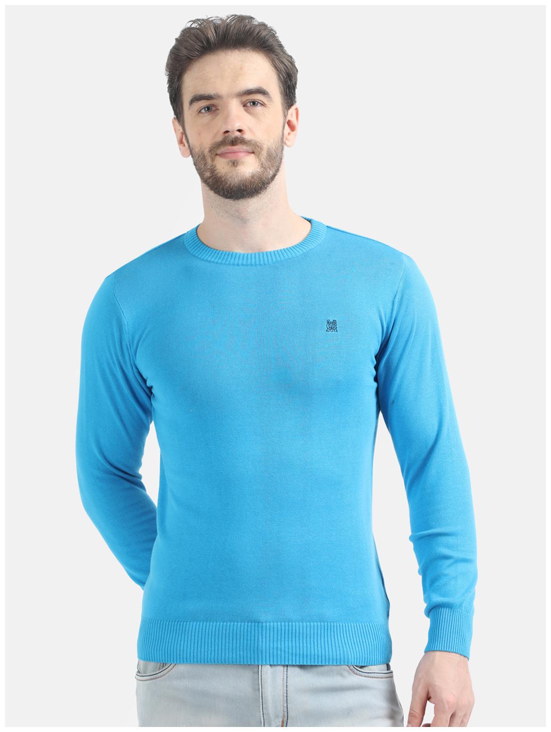 

Monte Carlo Men Blue Round neck Pullover