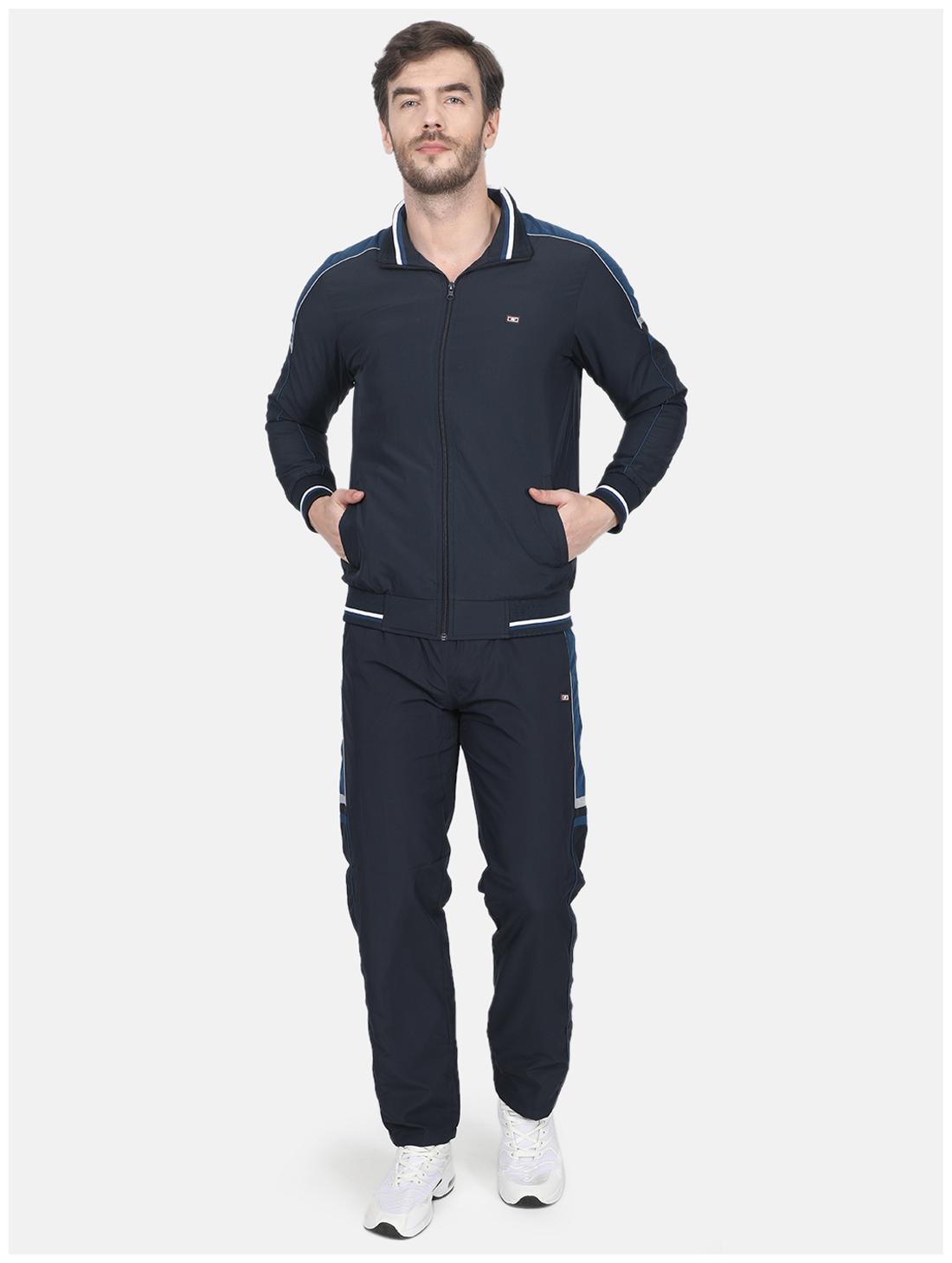 

Monte Carlo Men Navy Blue Solid Regular Fit Track Suit