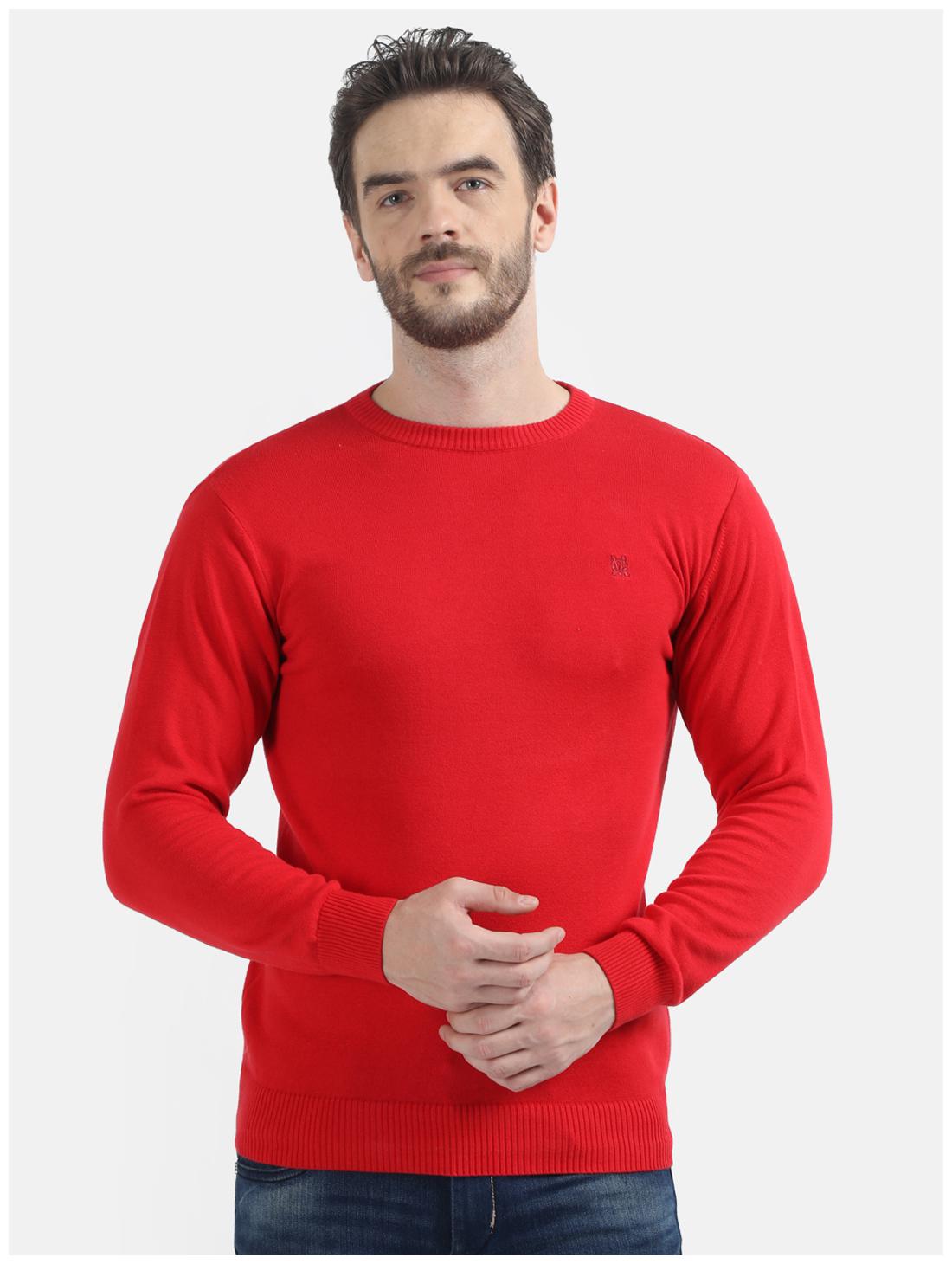 

Monte Carlo Men Red Round neck Pullover