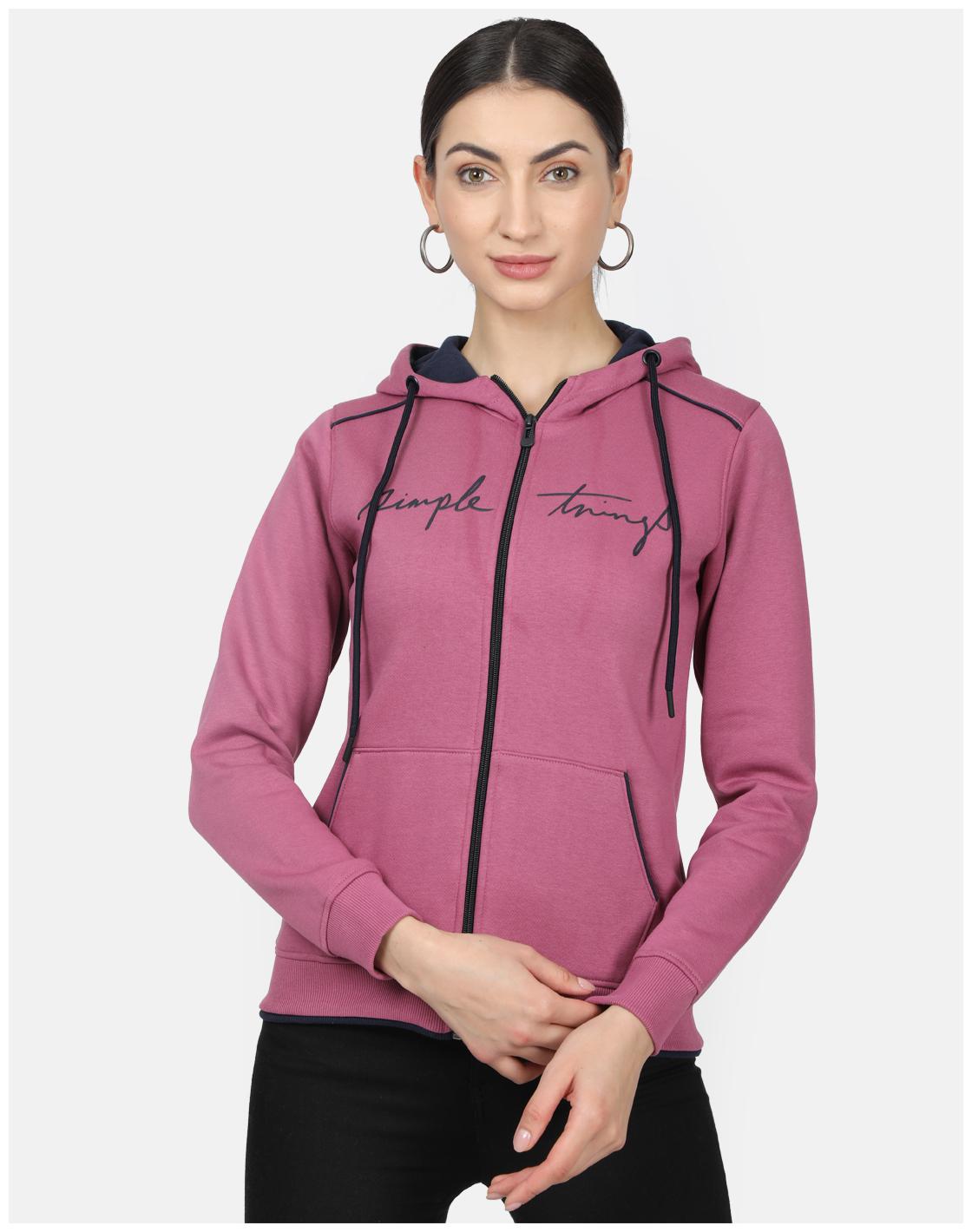 

Monte Carlo Women Solid Sweatshirt - Purple