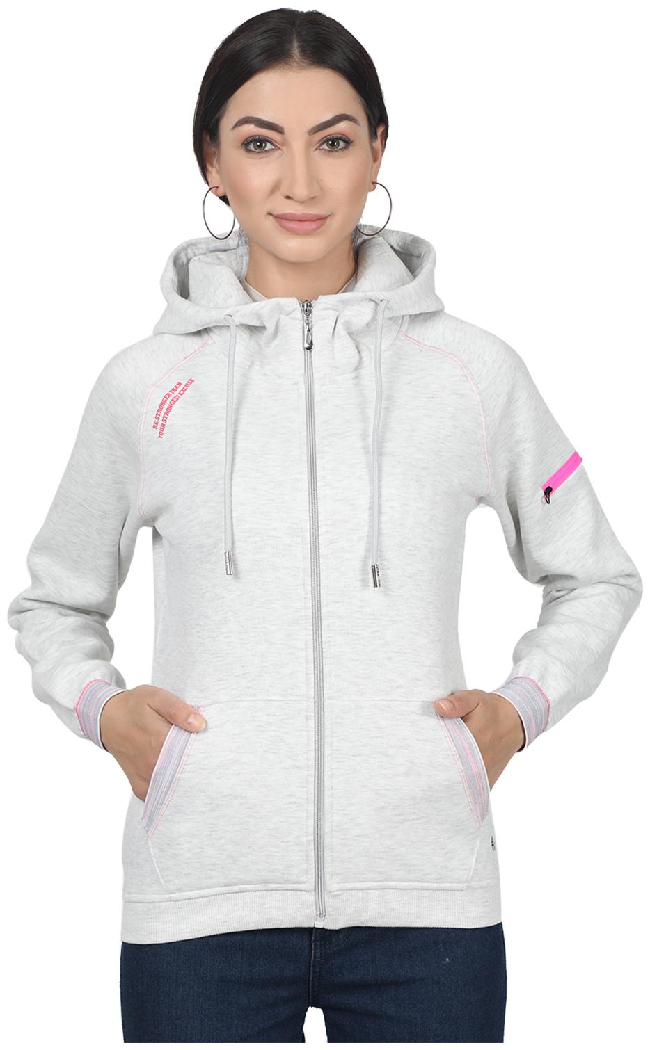 

Monte Carlo Women Solid Sweatshirt - Grey