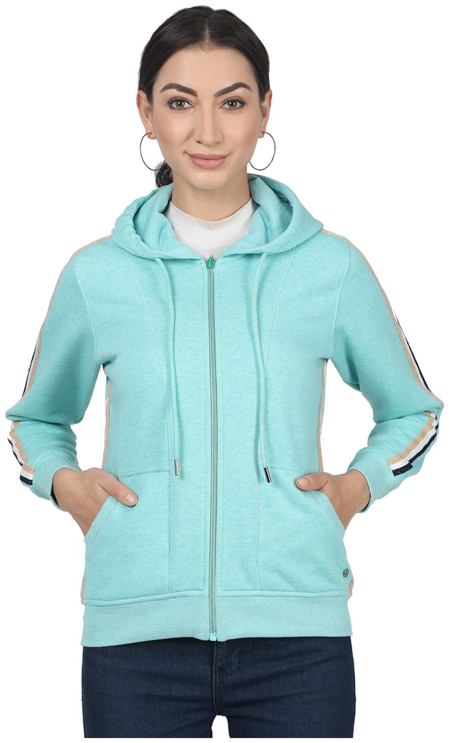 

Monte Carlo Women Solid Sweatshirt - Blue