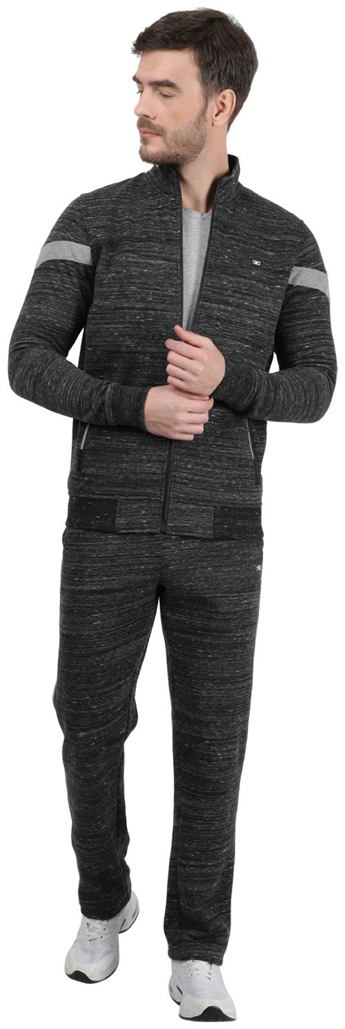 

Monte Carlo Men Grey Textured Regular Fit Track Suit