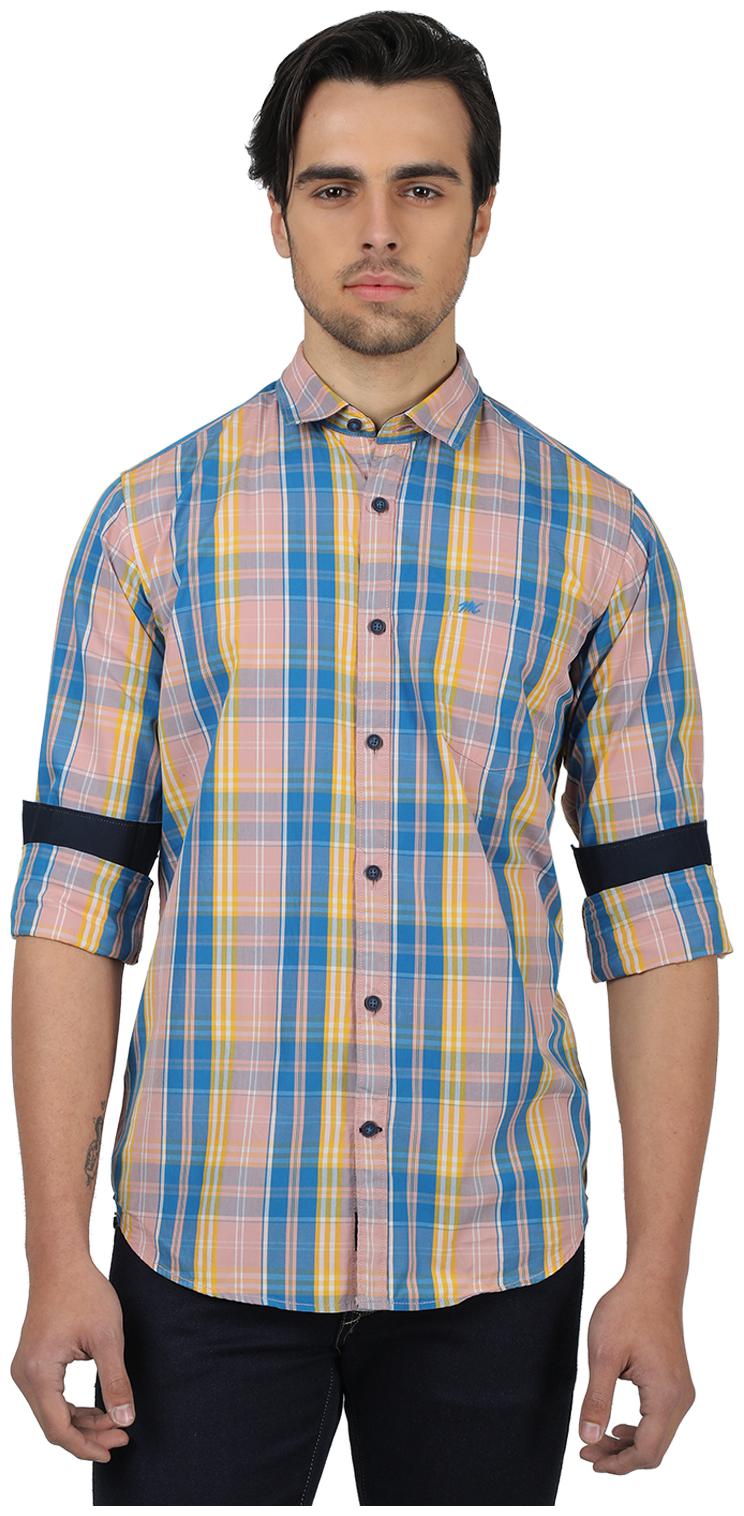 

Monte Carlo Men Multi Checked Regular Fit Casual Shirt
