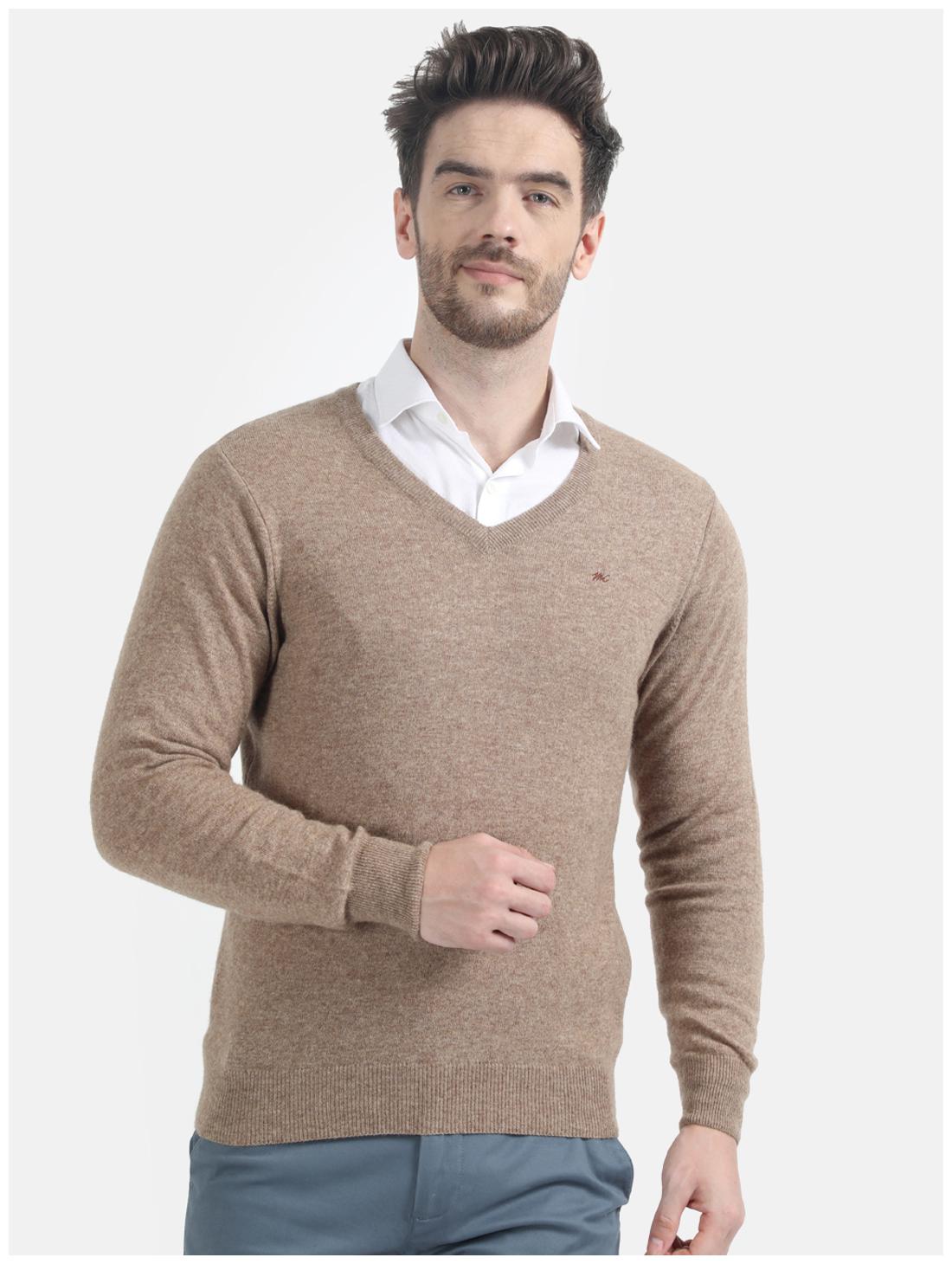 

Monte Carlo Men Beige V neck Pullover