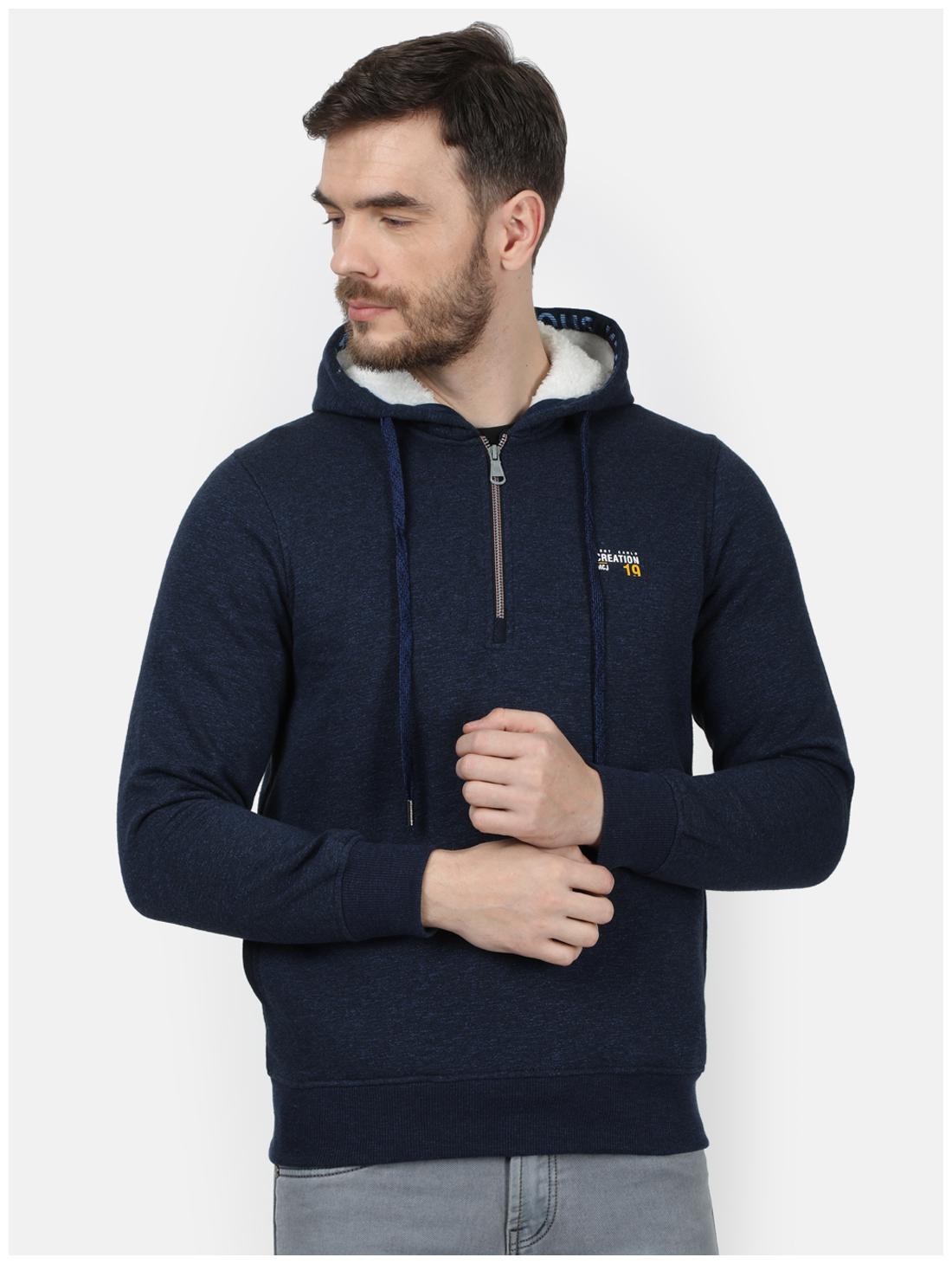 

Monte Carlo Men Blue Hooded Sweatshirt