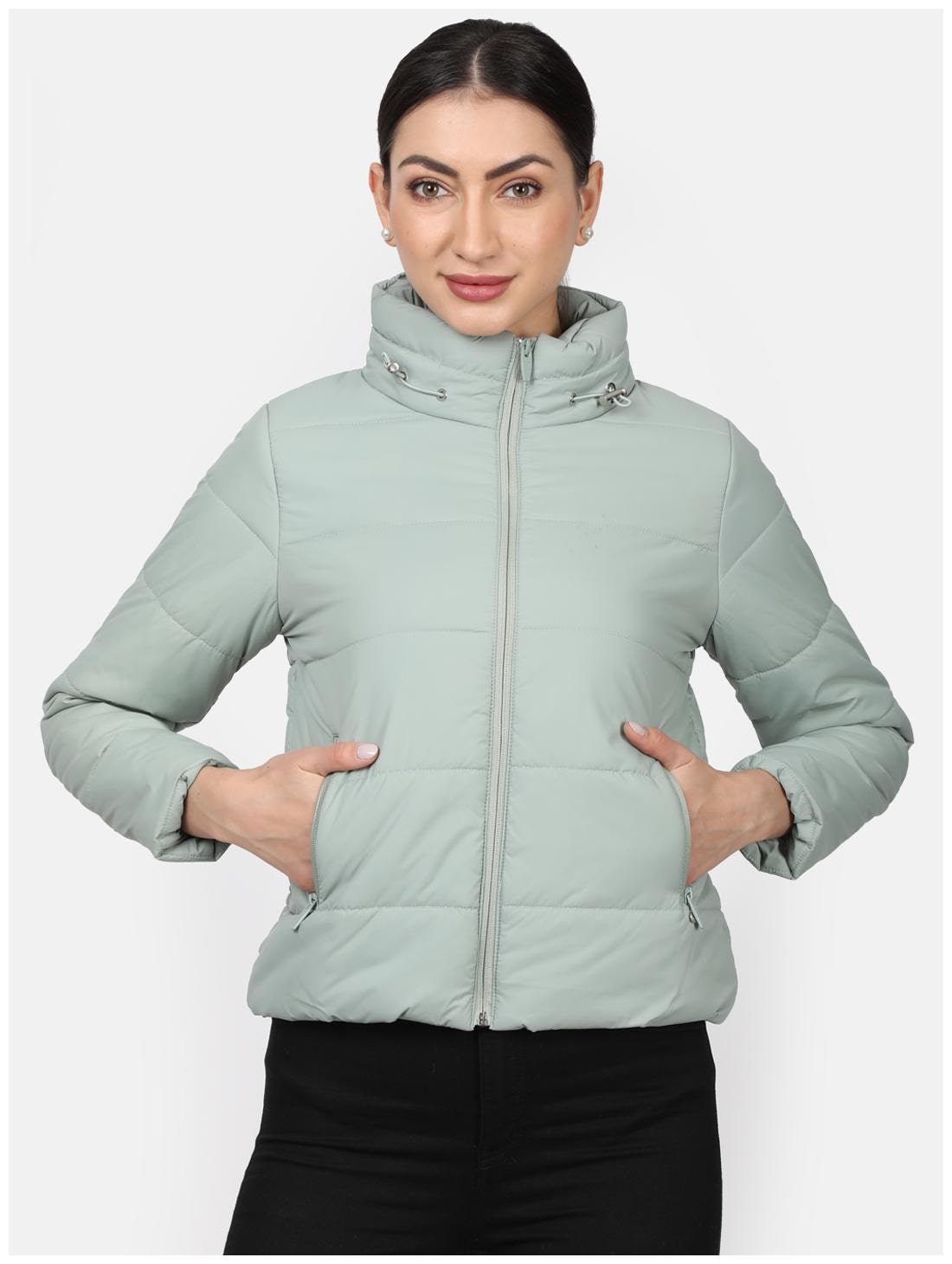 

Monte Carlo Women Solid Puffer Jacket - Green