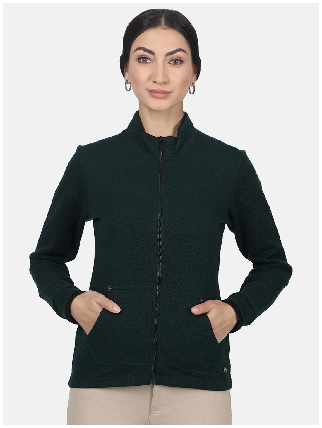 

Monte Carlo Women Printed Sweatshirt - Green