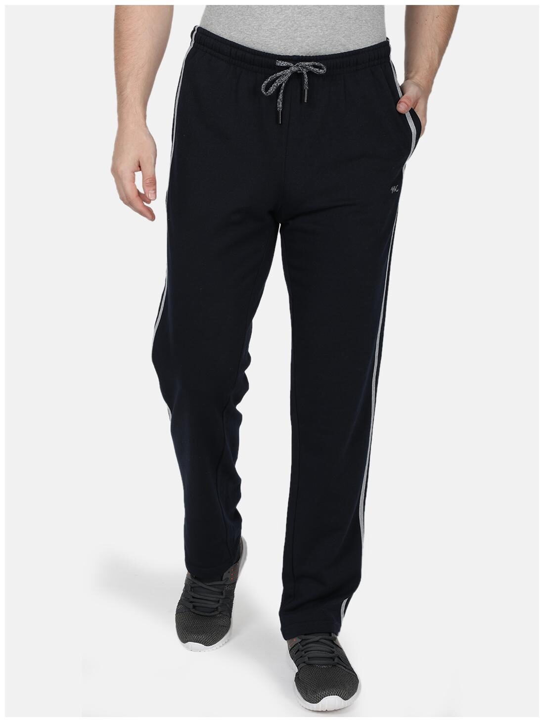 

Monte Carlo Men Navy blue Solid Regular fit Track pants