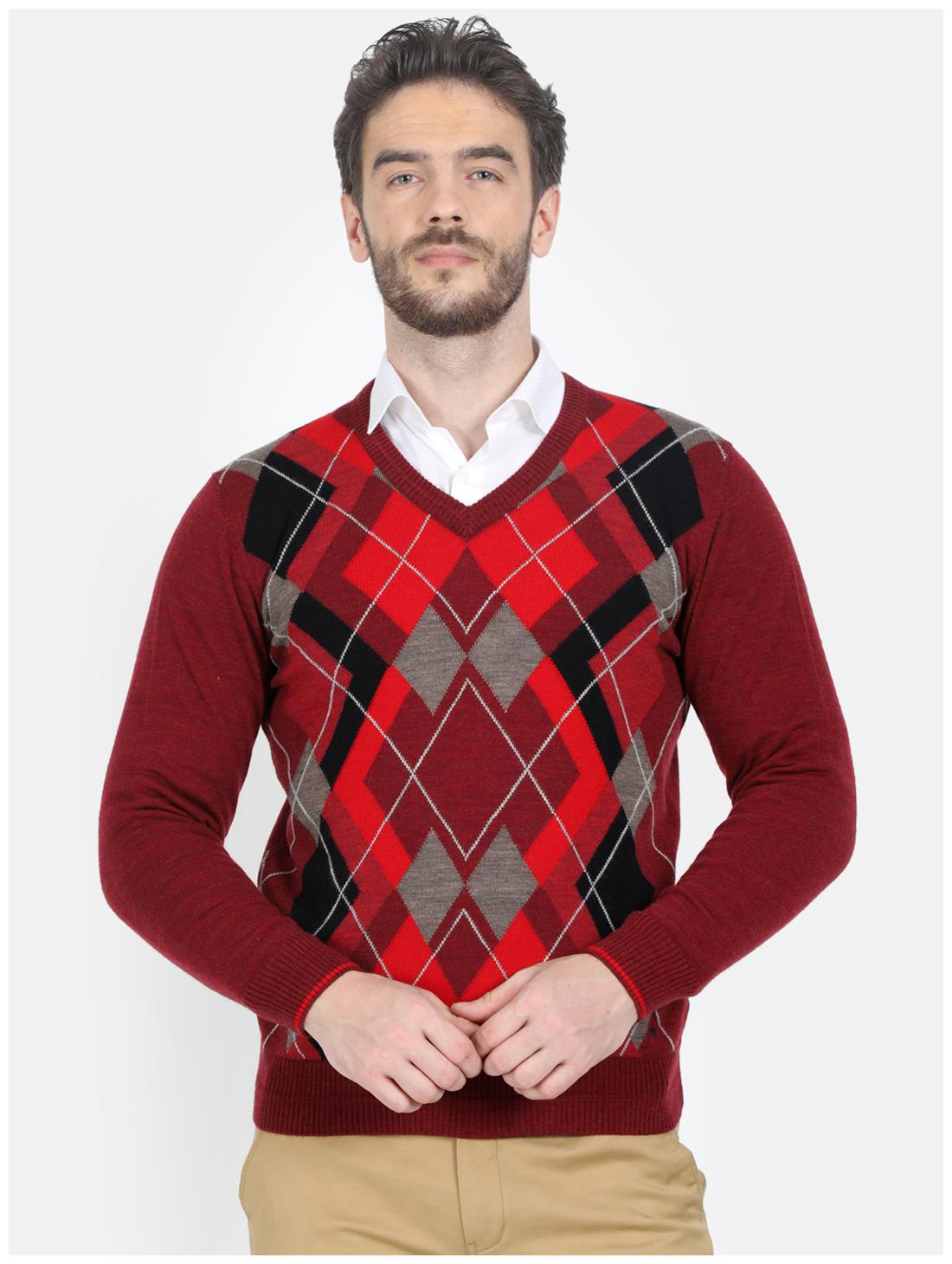 

Monte Carlo Men Multi V neck Pullover