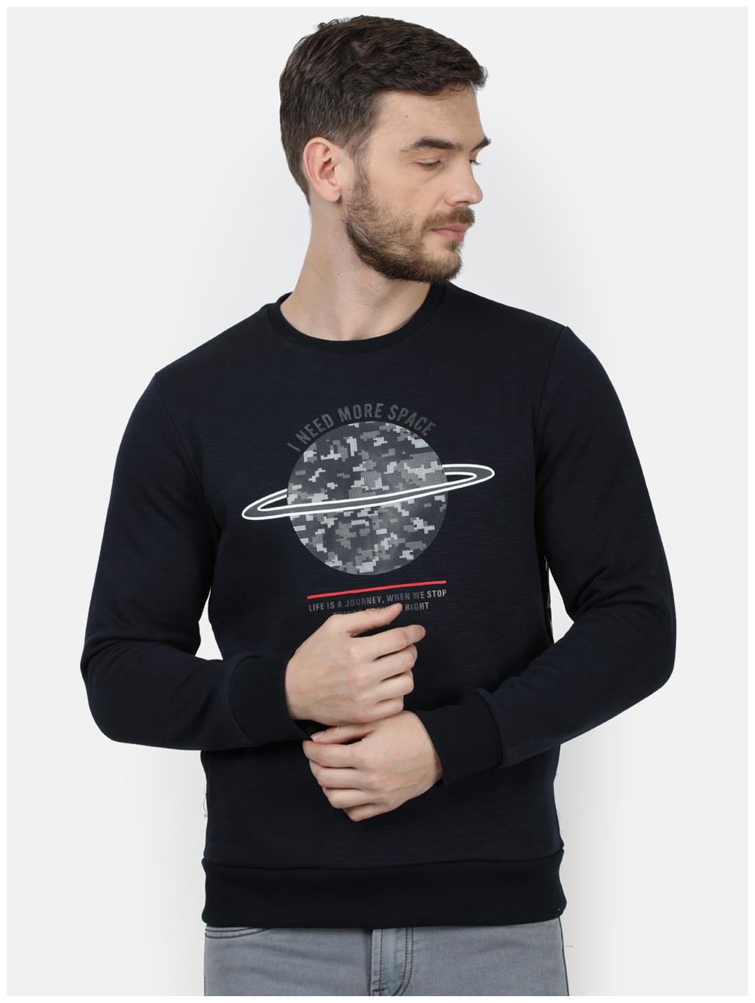 

Monte Carlo Men Blue Round neck Sweatshirt