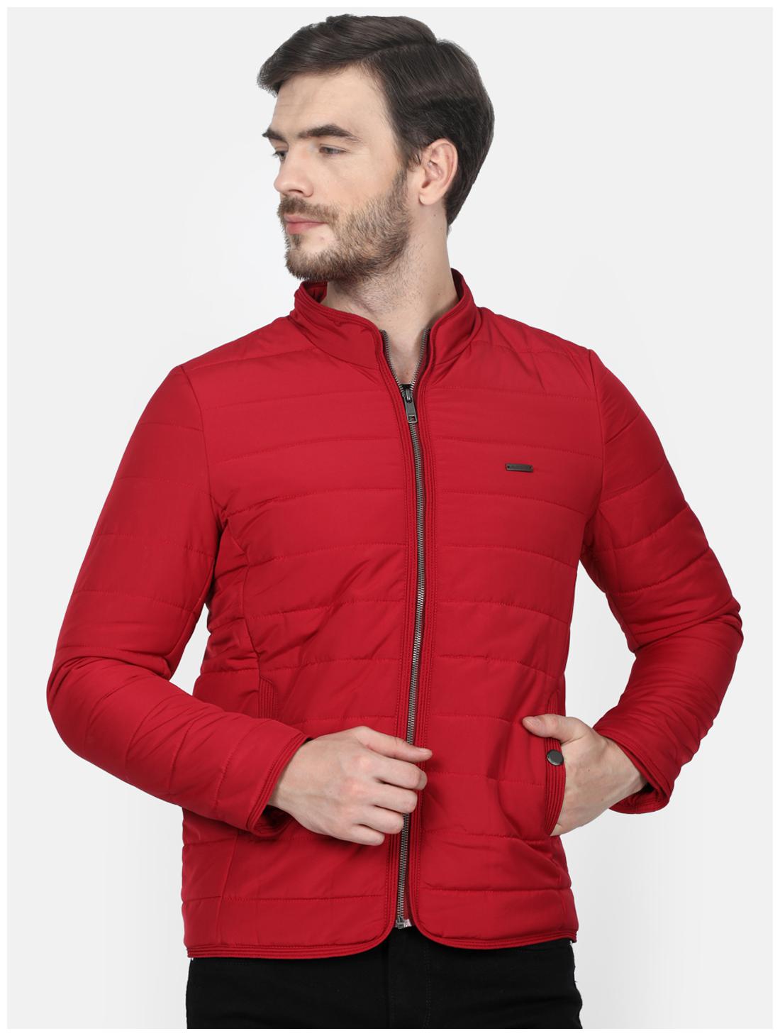 

Monte Carlo Men Red Solid Bomber jacket