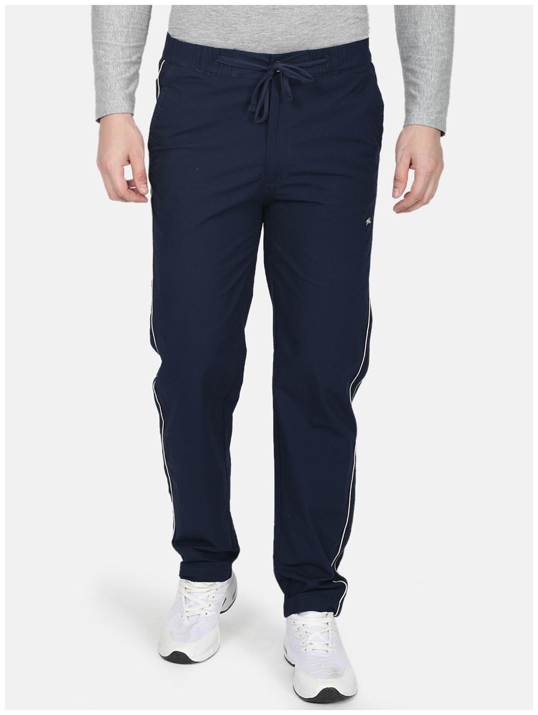 

Monte Carlo Men Navy blue Solid Regular fit Track pants