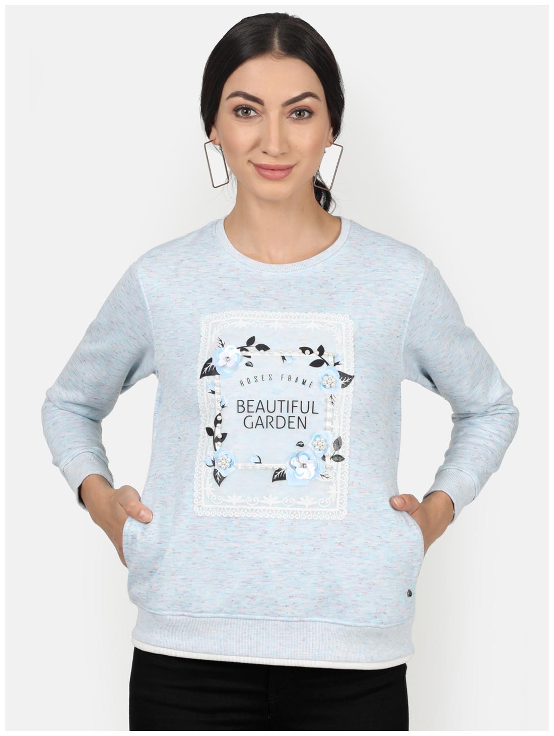 

Monte Carlo Women Printed Sweatshirt - Blue