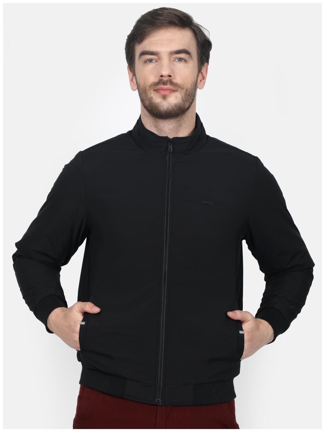 

Monte Carlo Men Black Solid Bomber jacket