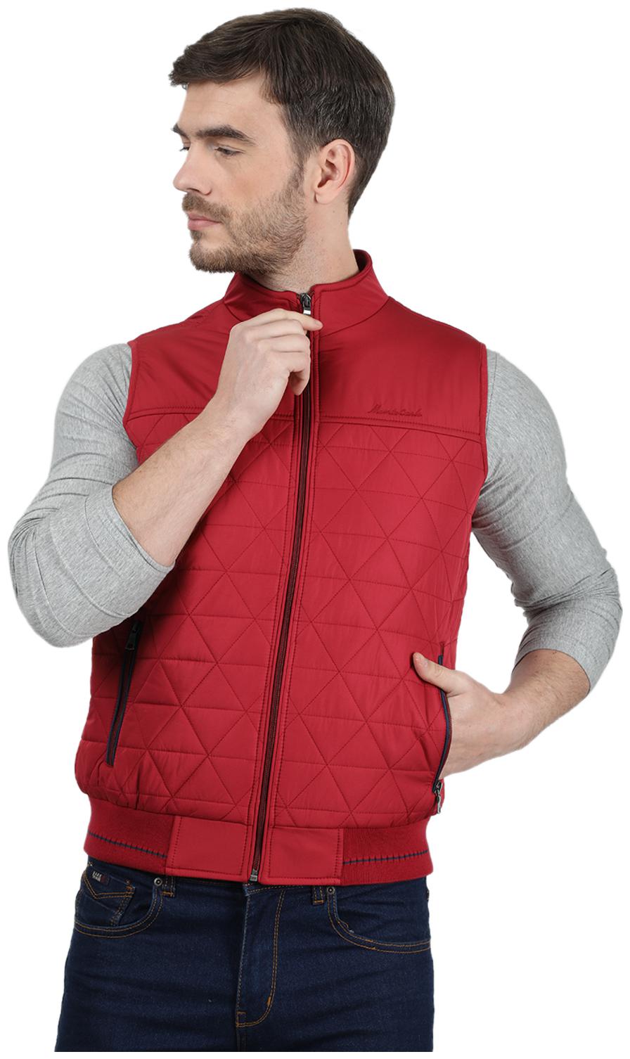 

Monte Carlo Men Red Solid Bomber jacket