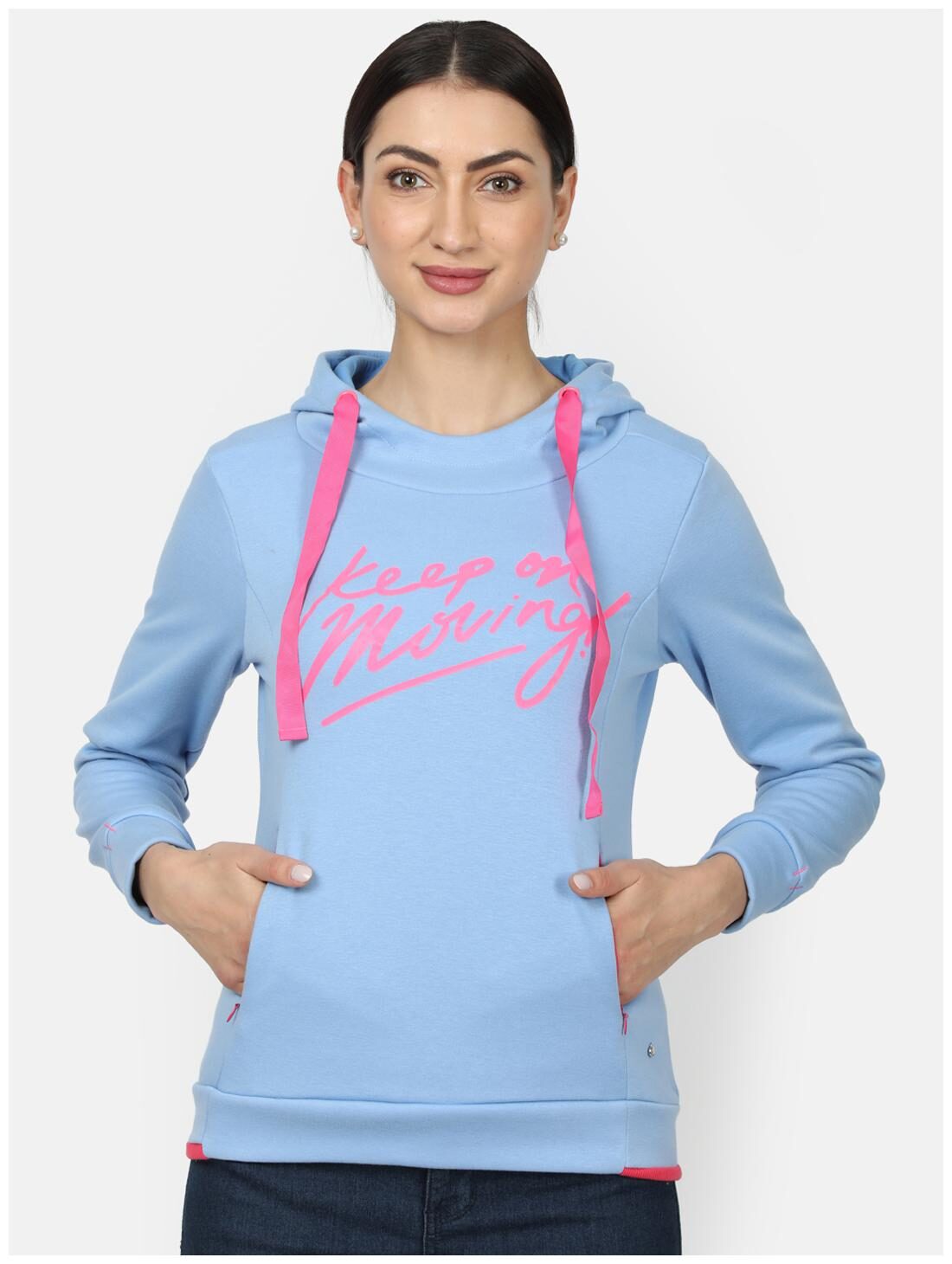

Monte Carlo Women Printed Sweatshirt - Blue