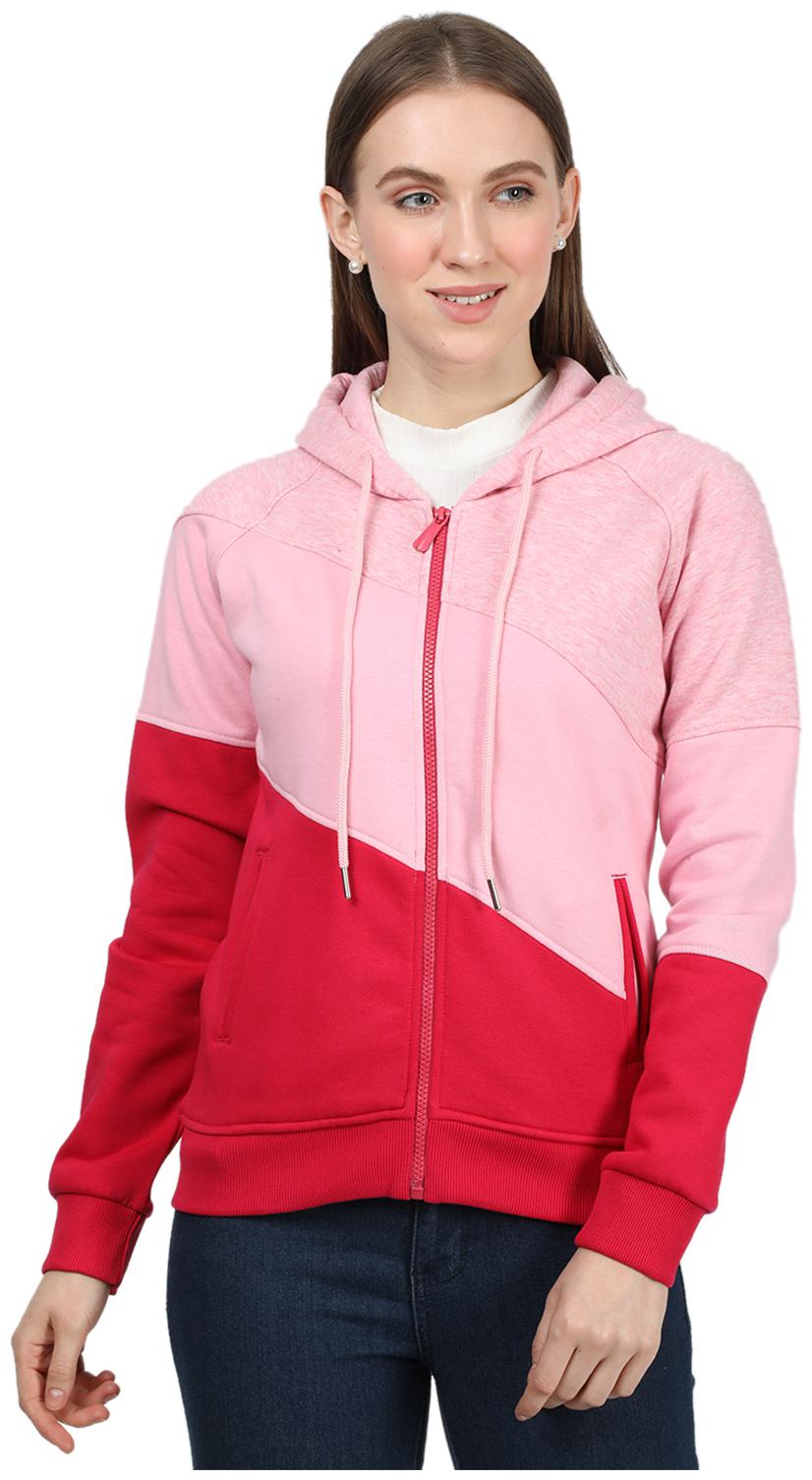 

Monte Carlo Women Colourblocked Sweatshirt - Pink