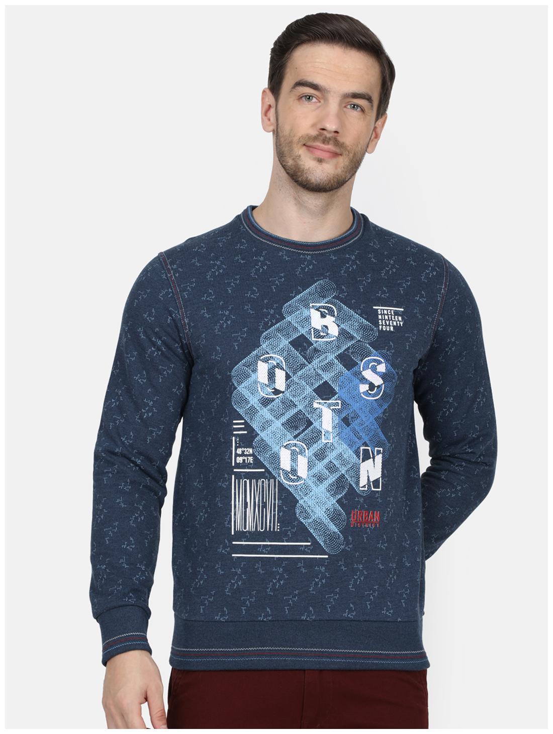 

Monte Carlo Men Blue Round neck Sweatshirt