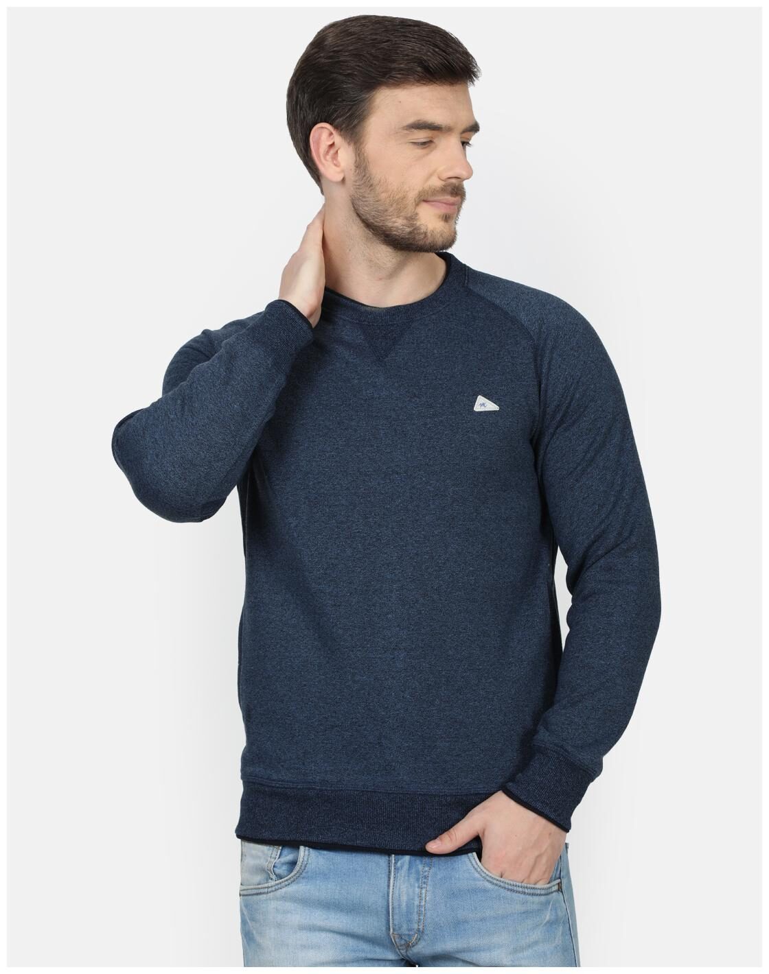 

Monte Carlo Men Blue Round neck Sweatshirt