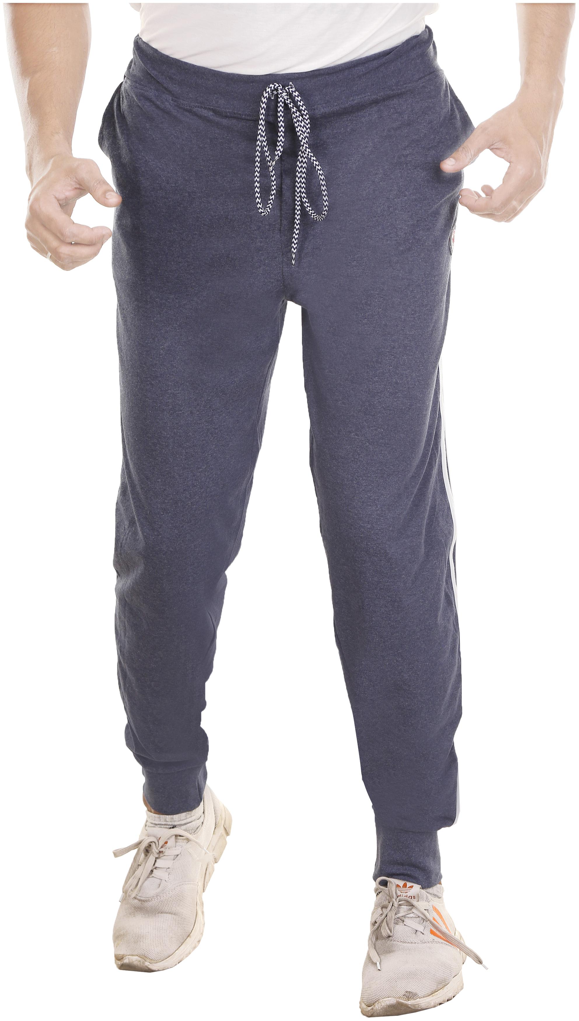 

Montello Men Blue Solid Regular fit Joggers