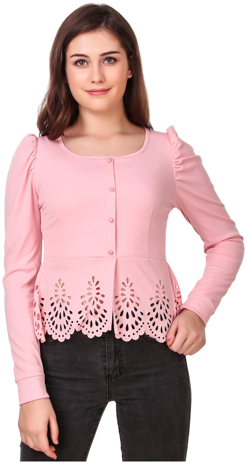 

MORLAIX Women Solid Regular top - Pink