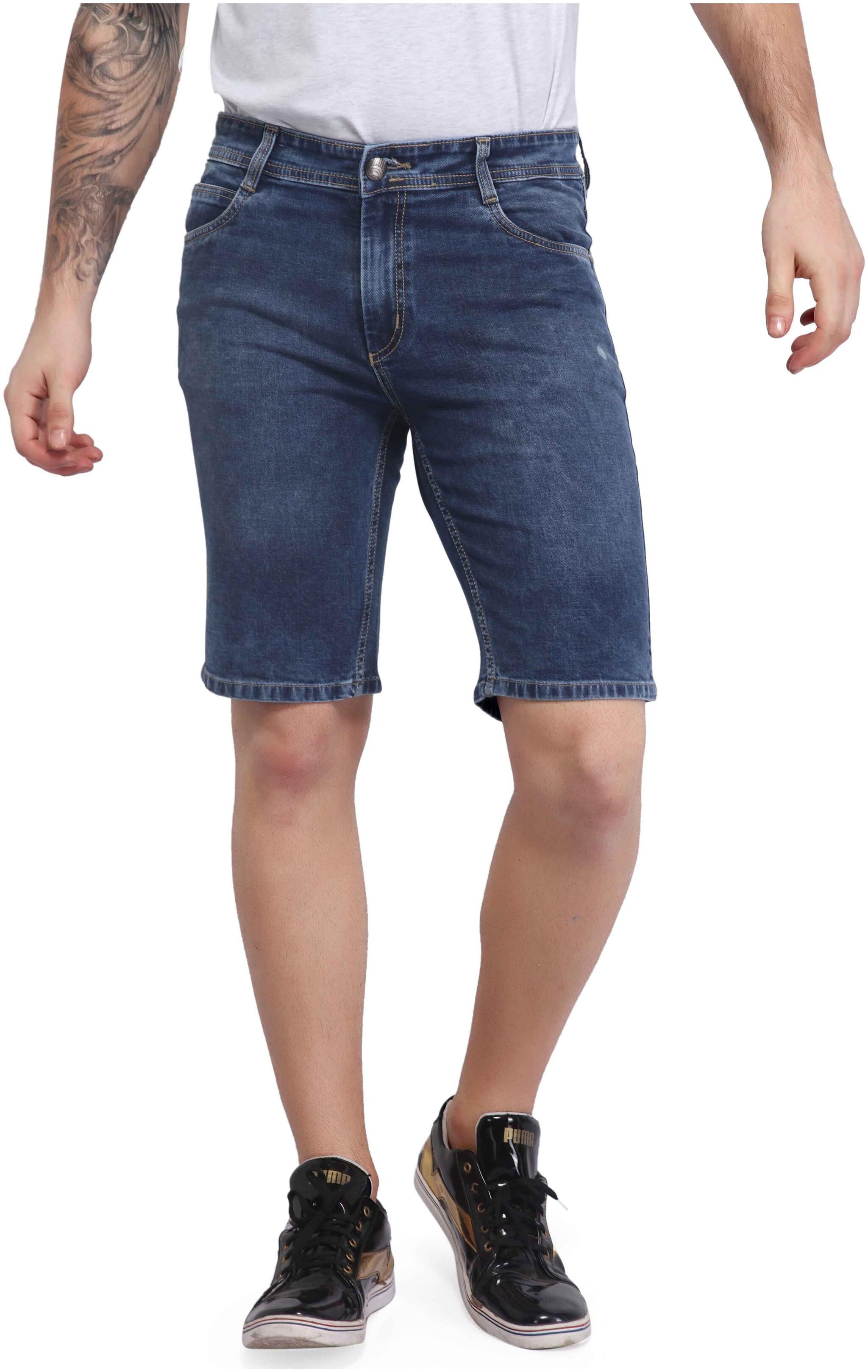 mens denim shorts online india