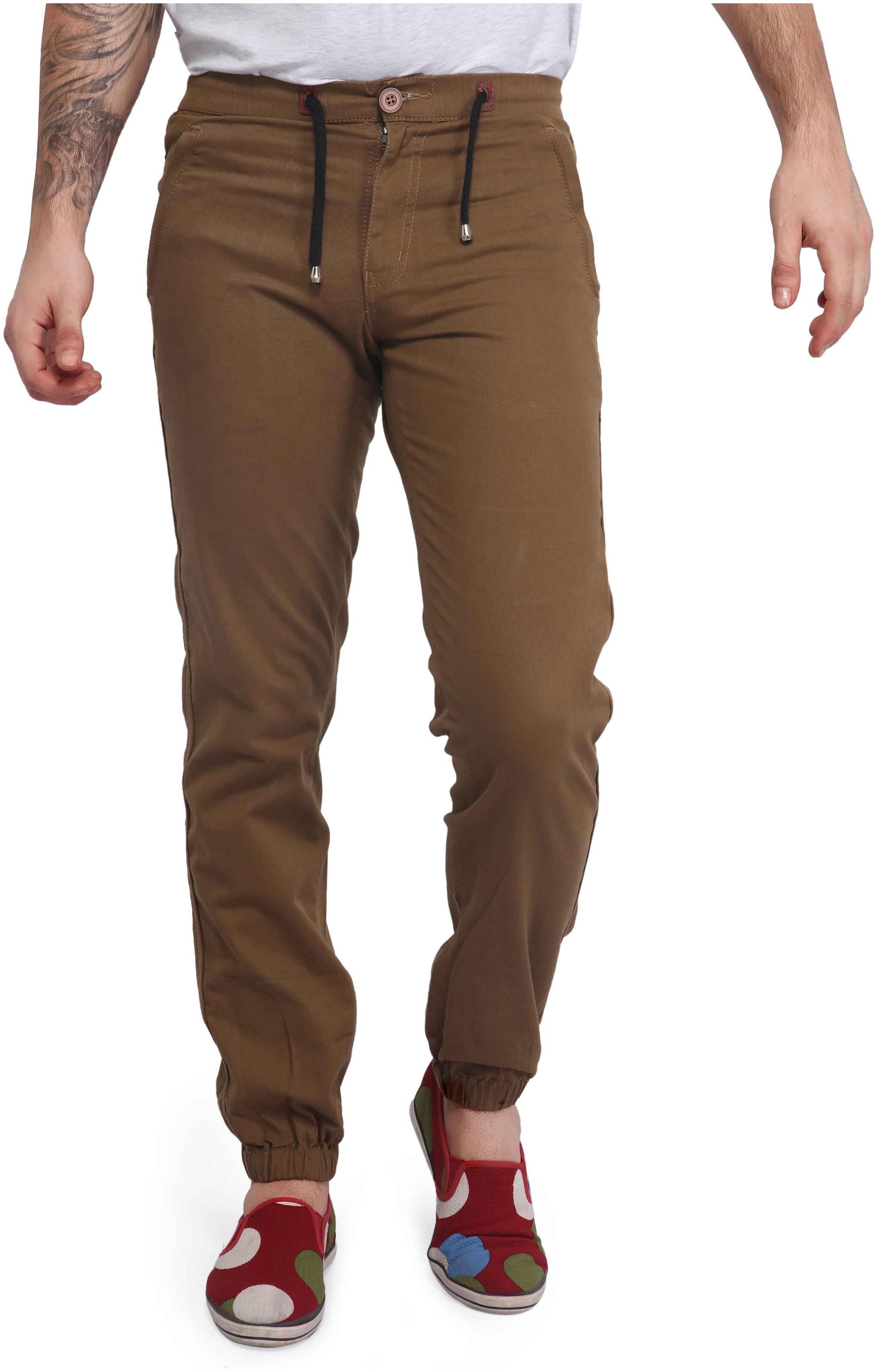 

Mr STAG Men Brown Solid Regular fit Joggers