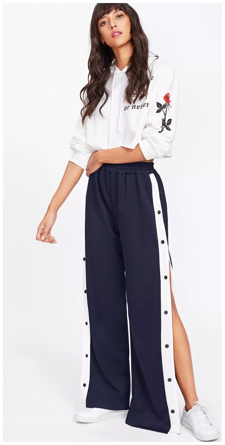 

MS BOTTOM SNAP BUTTON TROUSER
