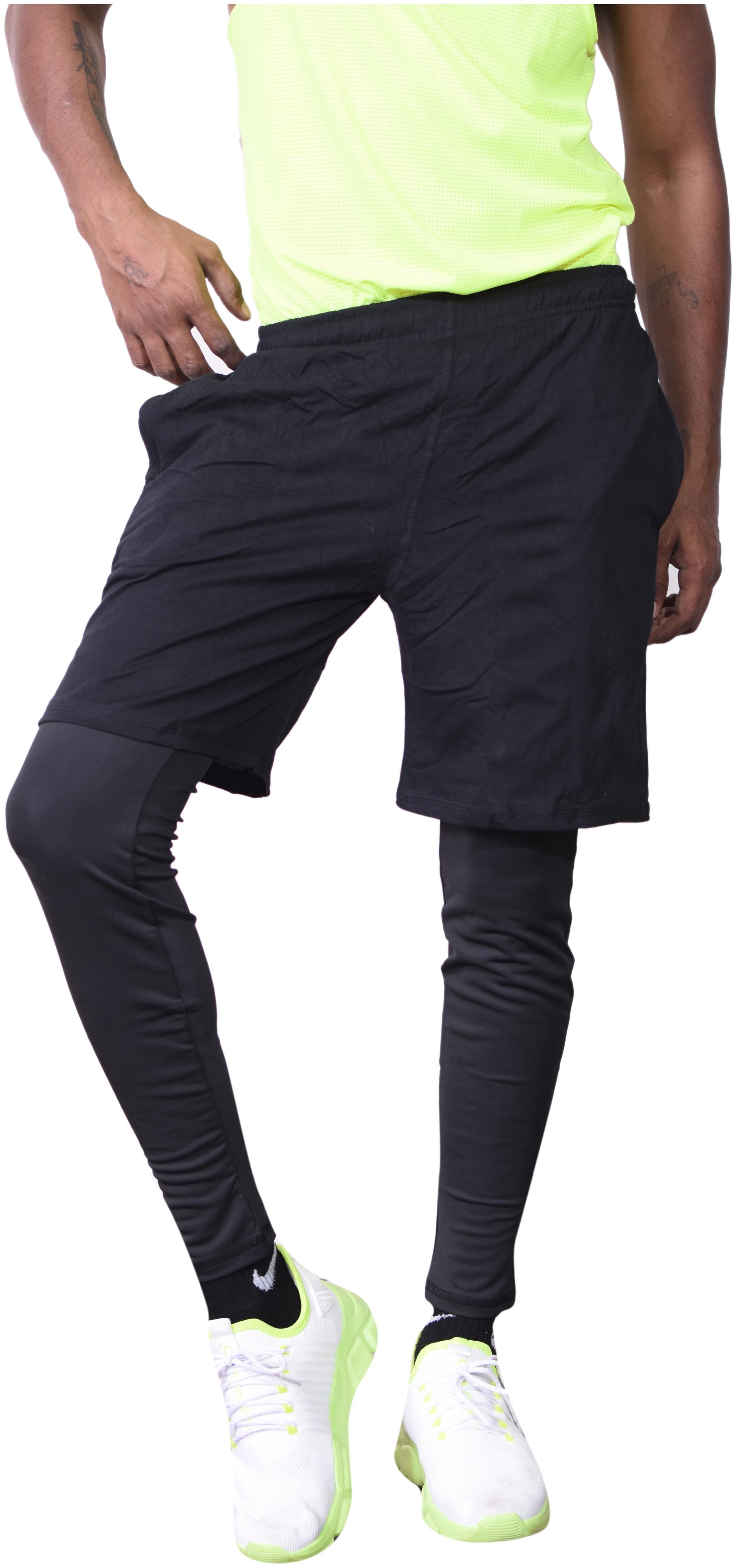 

MSZO Men Black Regular Fit Regular Shorts