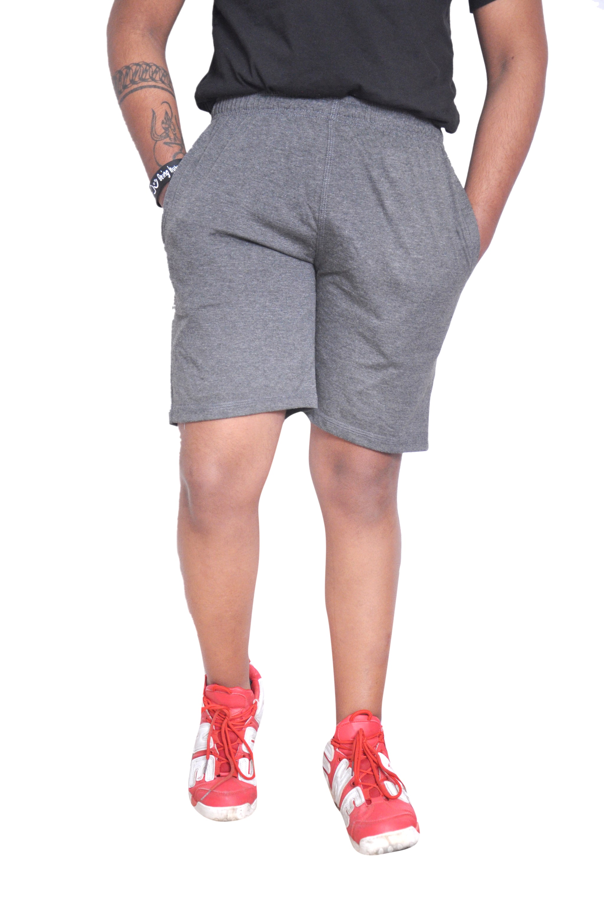 

MSZO Men Grey Regular Fit Regular Shorts