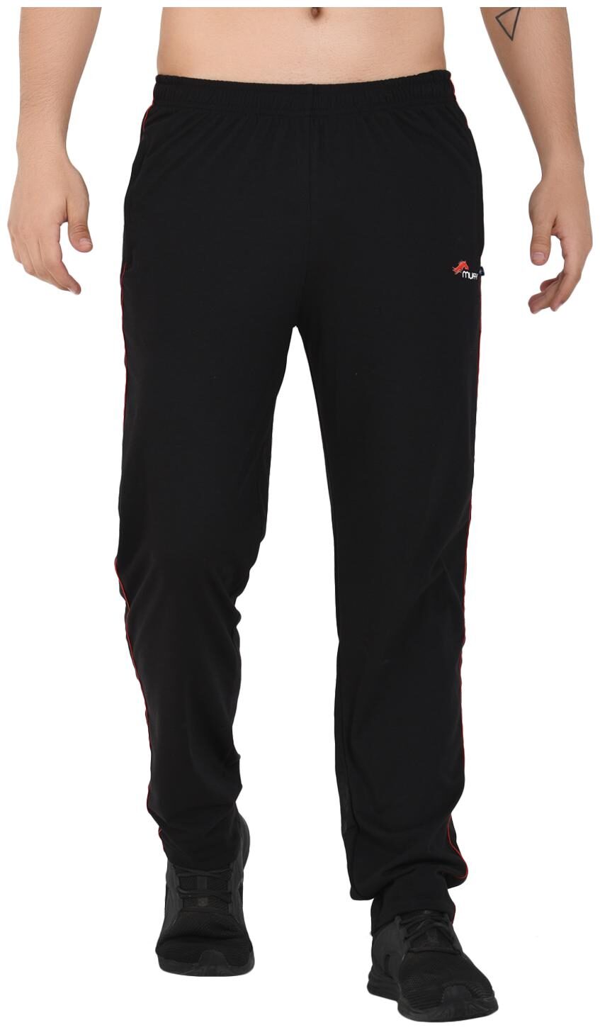 

muffy Men Blue Solid Slim fit Track pants