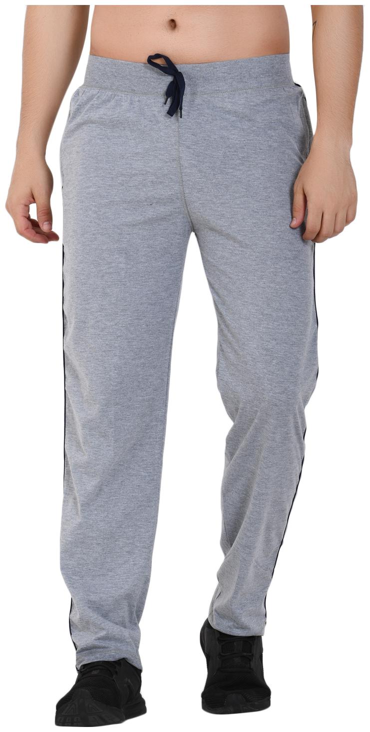 

muffy Men Grey Solid Slim fit Track pants