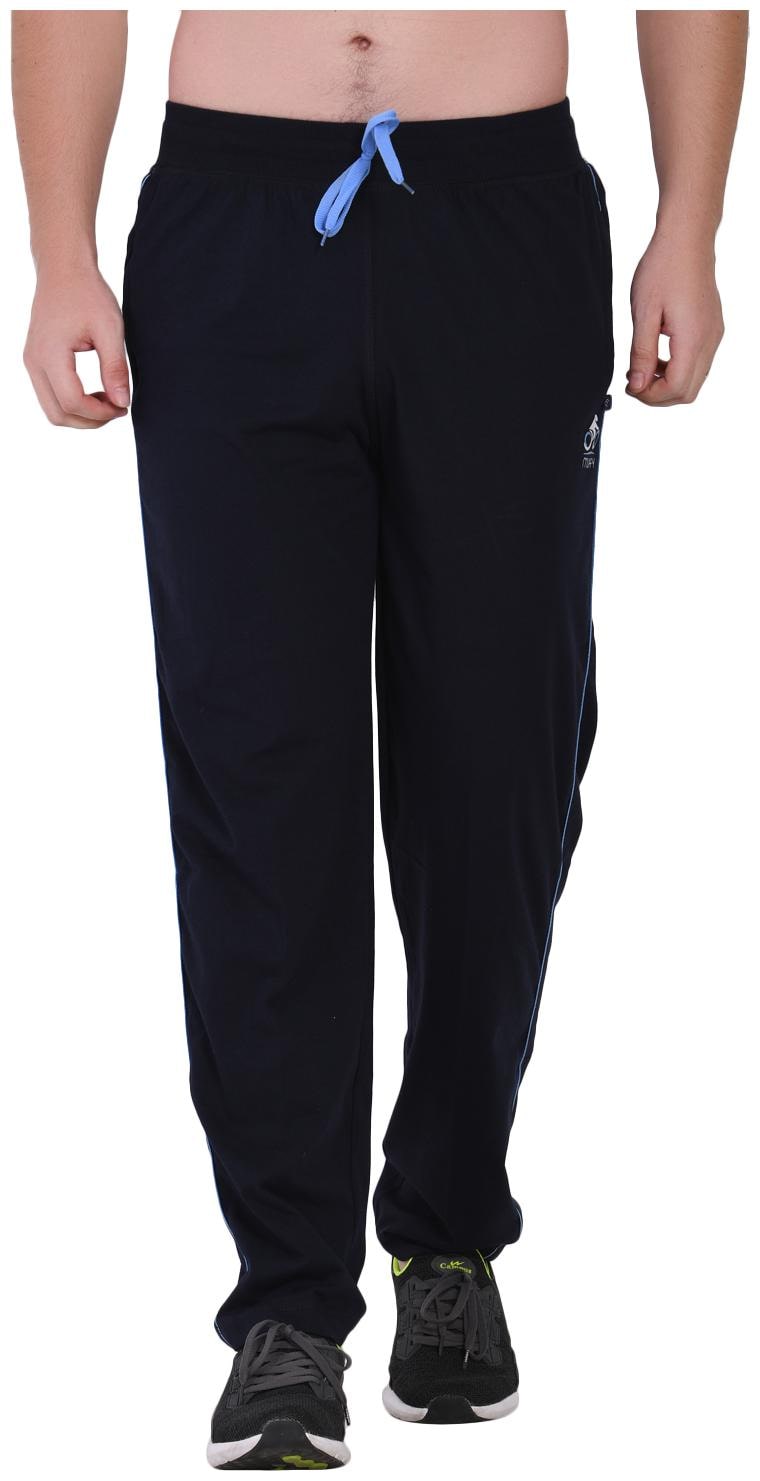 

muffy Men Blue Solid Slim fit Track pants