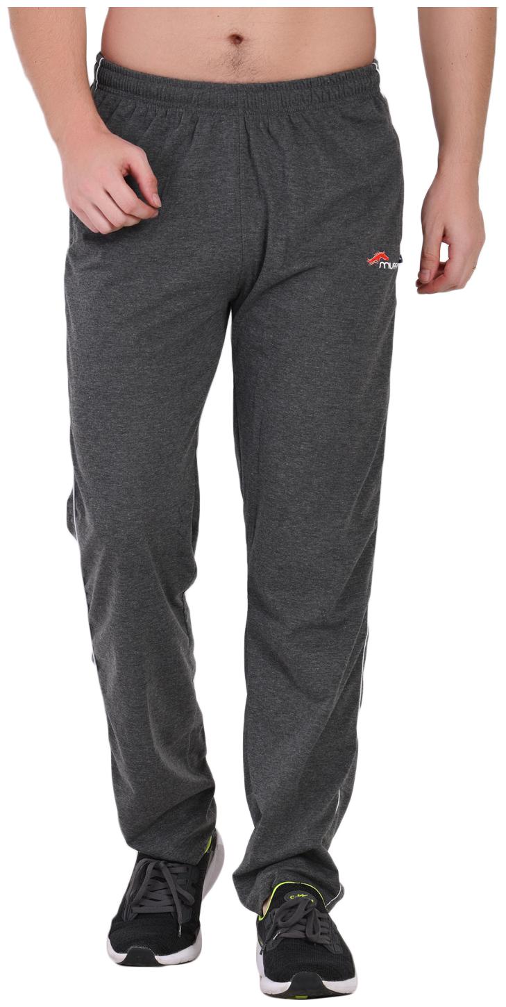 

muffy Men Navy blue Solid Slim fit Track pants