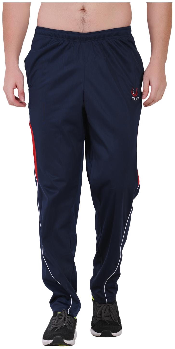 

muffy Men Blue Solid Slim fit Track pants