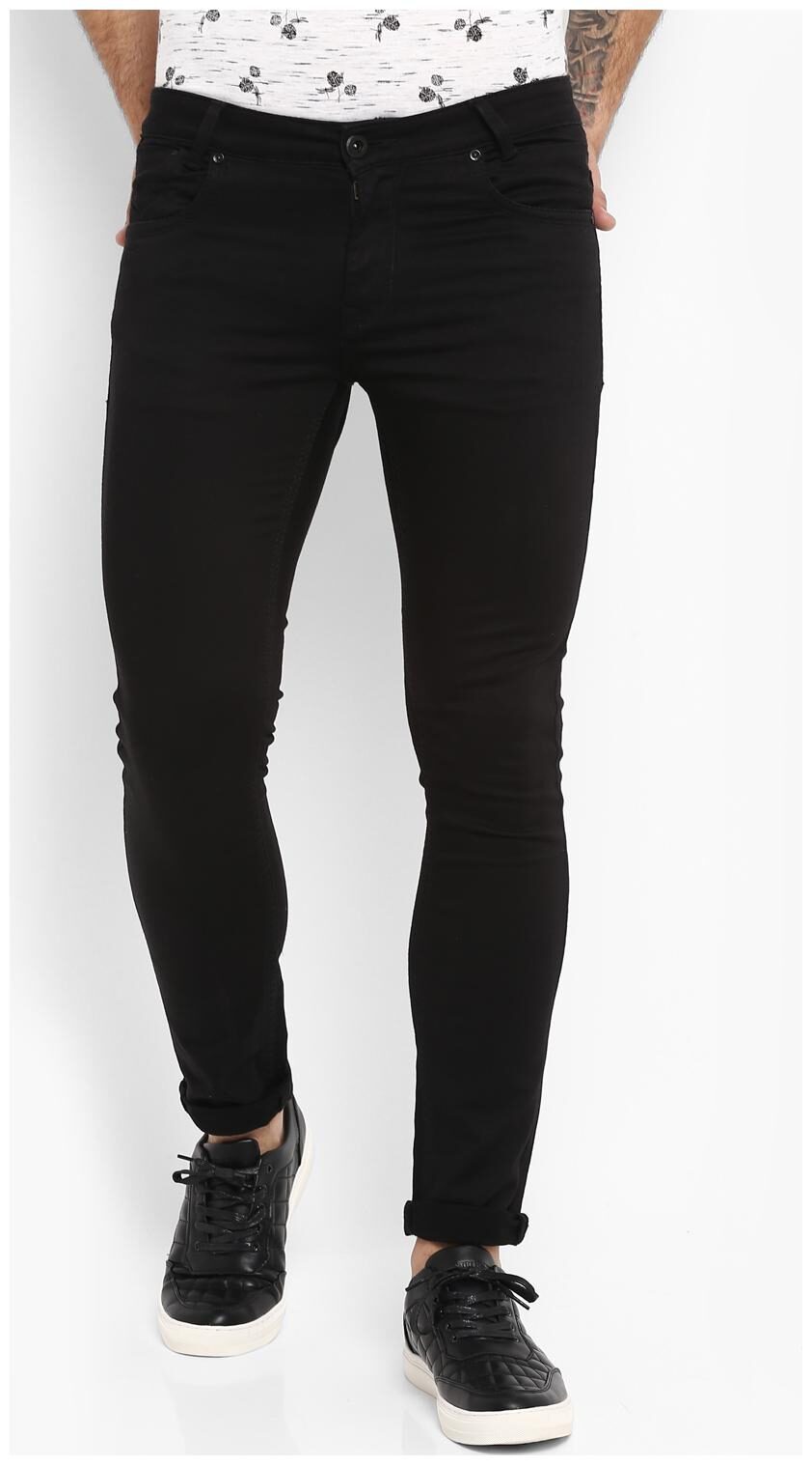 

Mufti Men Black Skinny Fit Jeans
