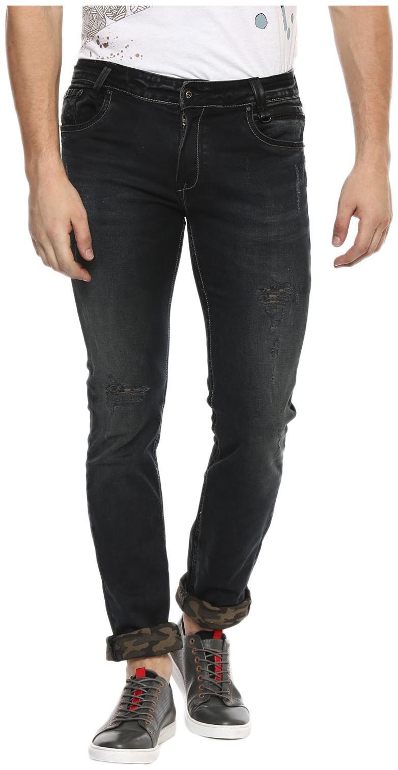 

Mufti Men Black Slim Fit Jeans