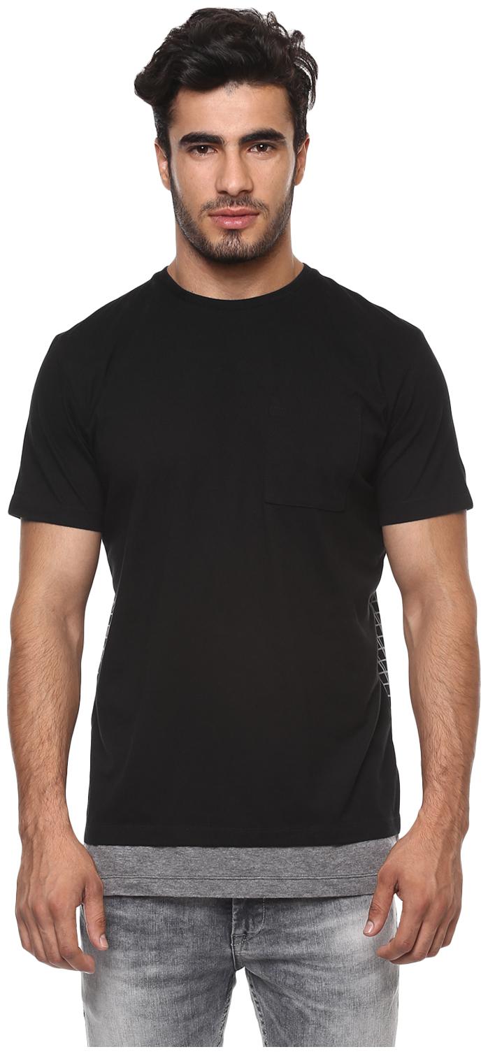 

Mufti Men Black Slim fit Cotton Round neck T-Shirt - Pack Of 1