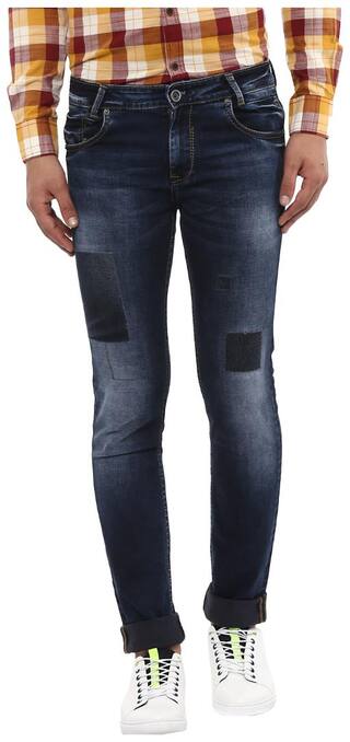 Mufti Men Blue Slim Fit Jeans