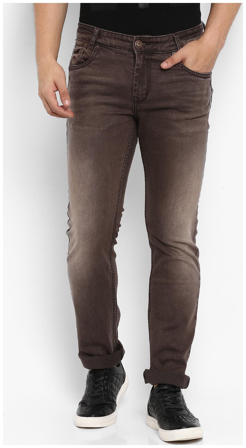 

Mufti Men Brown Slim Fit Jeans