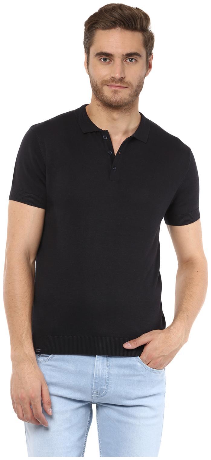

Mufti Men Grey Henley neck Sweatshirt