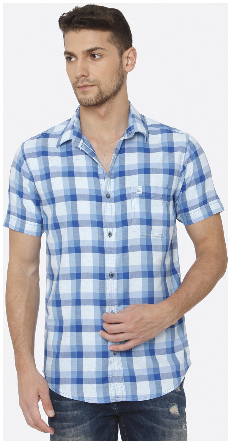 

Mufti Men Multi Checked Slim Fit Casual Shirt