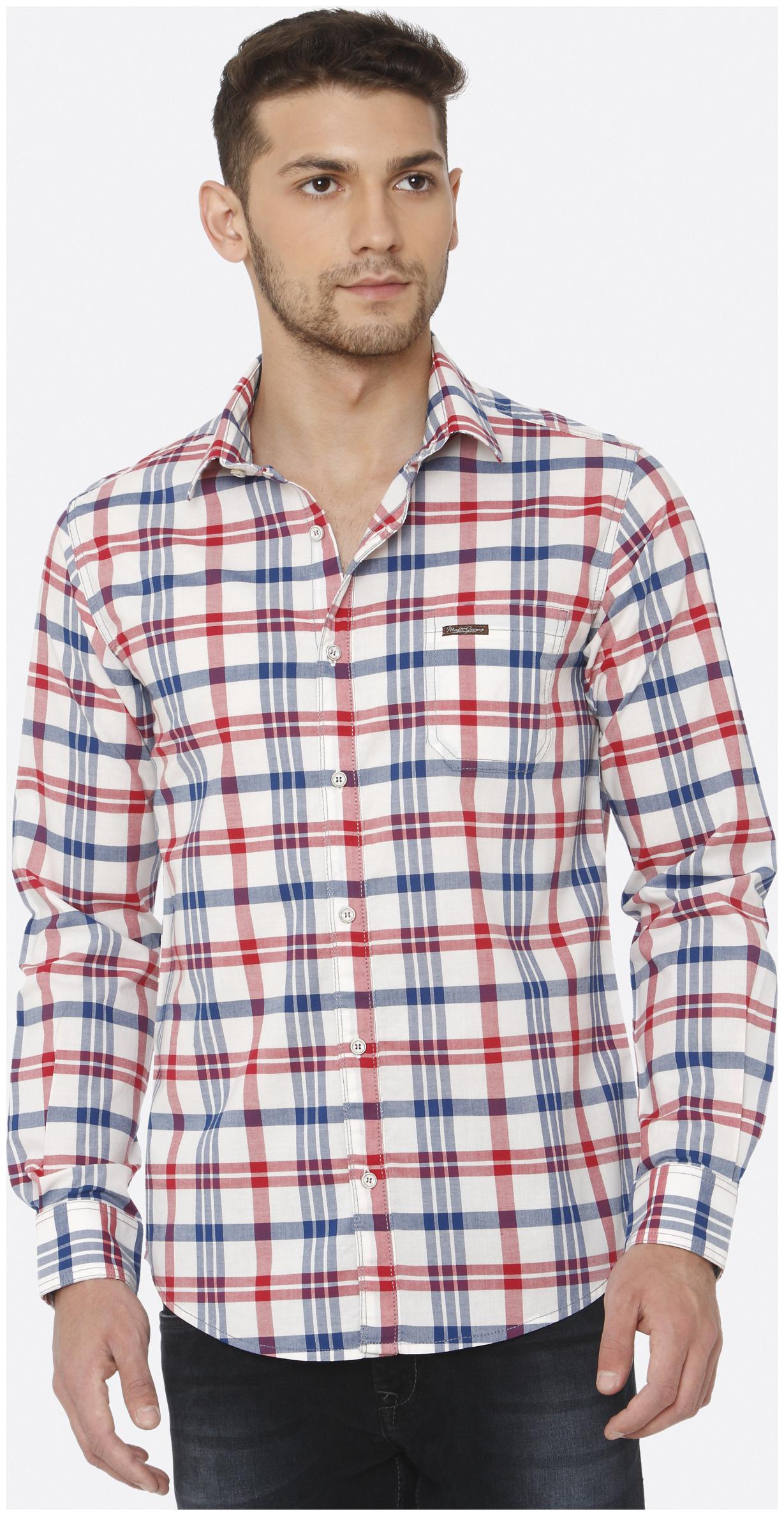 

Mufti Men Multi Checked Slim Fit Casual Shirt