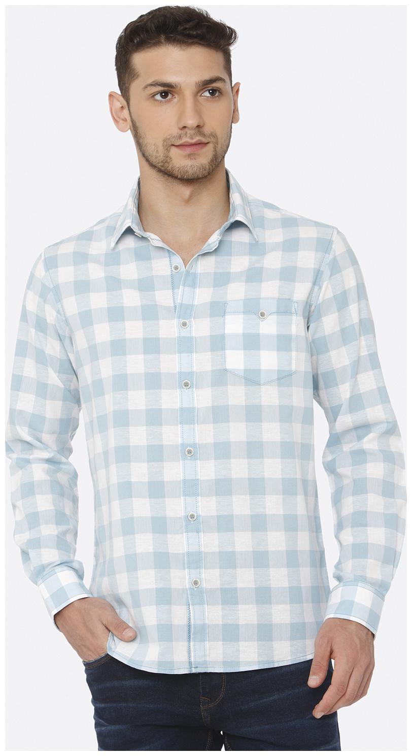 

Mufti Men Multi Colorblocked Slim Fit Casual Shirt