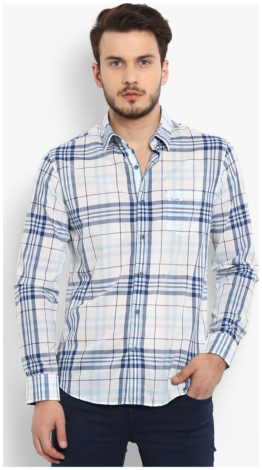 

Mufti Men Multi Checked Slim Fit Casual Shirt