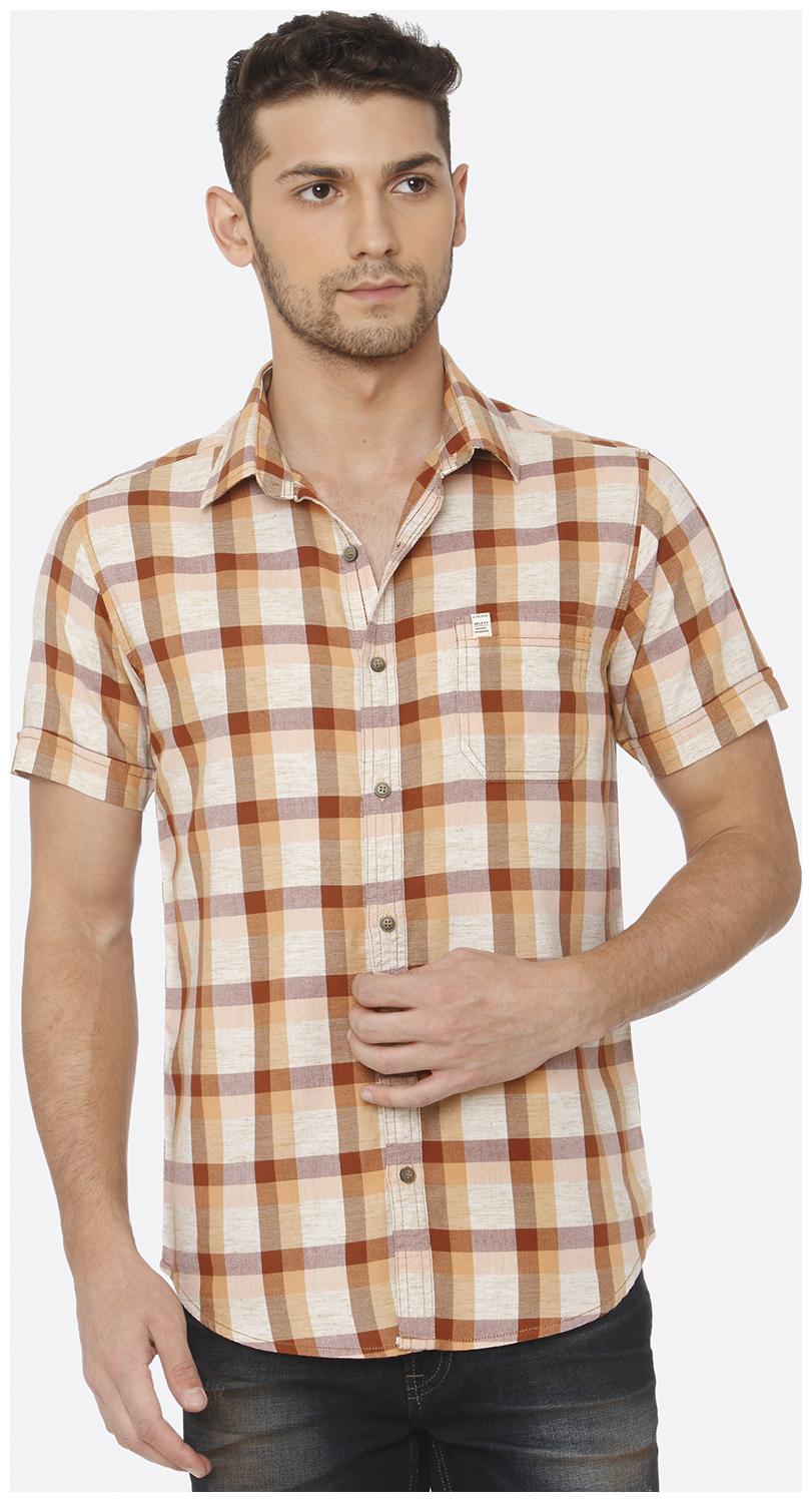 

Mufti Men Multi Checked Slim Fit Casual Shirt